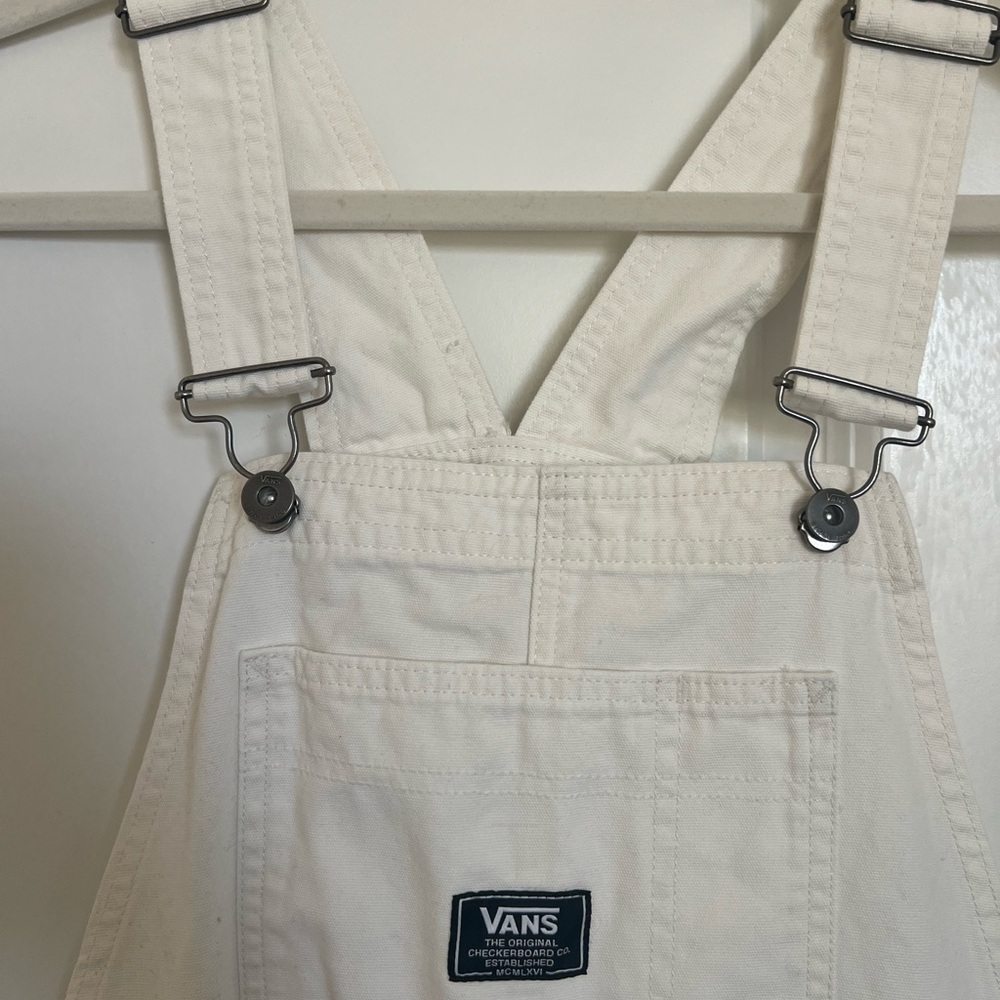 White overalls from Vans